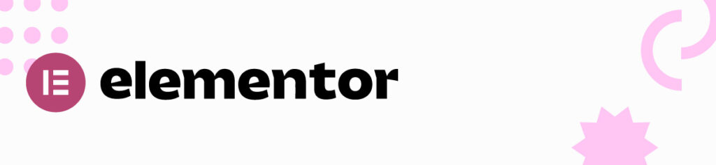 A pretty banner of the Elementor logo and name.
