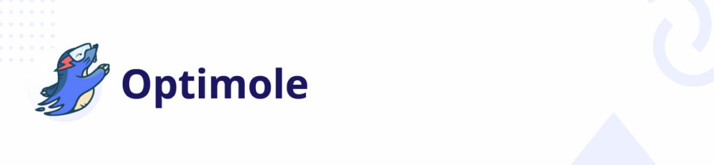 A pretty banner of the Optimole logo and name.