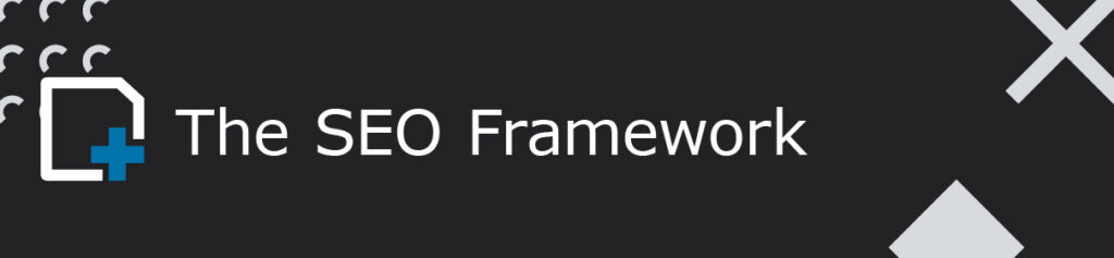 A pretty banner of the SEO Framework logo and name.